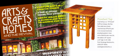 As Featured in Arts & Crafts Homes Magazine